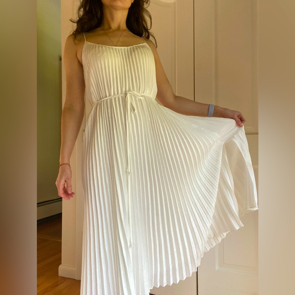 Vince Pleated Dress